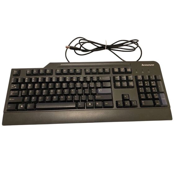 Lenovo Preferred Pro USB Keyboard Ku 0225 Black Wired Computer Accessory - Picture 1 of 12